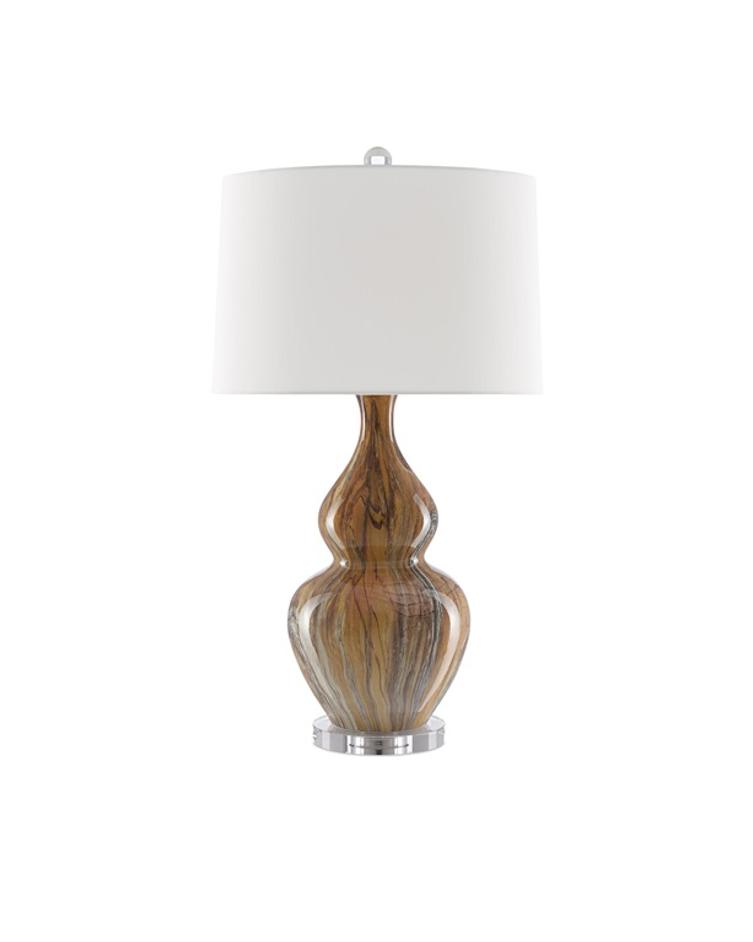 Kolor Brown Table Lamp In Earth & Brown by Currey & Company