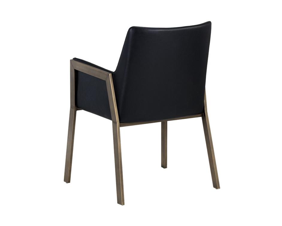 Bernadette Dining Armchair - Bravo Black by Sunpan