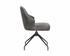 Bretta Swivel Dining Chair - Overcast Grey by Sunpan