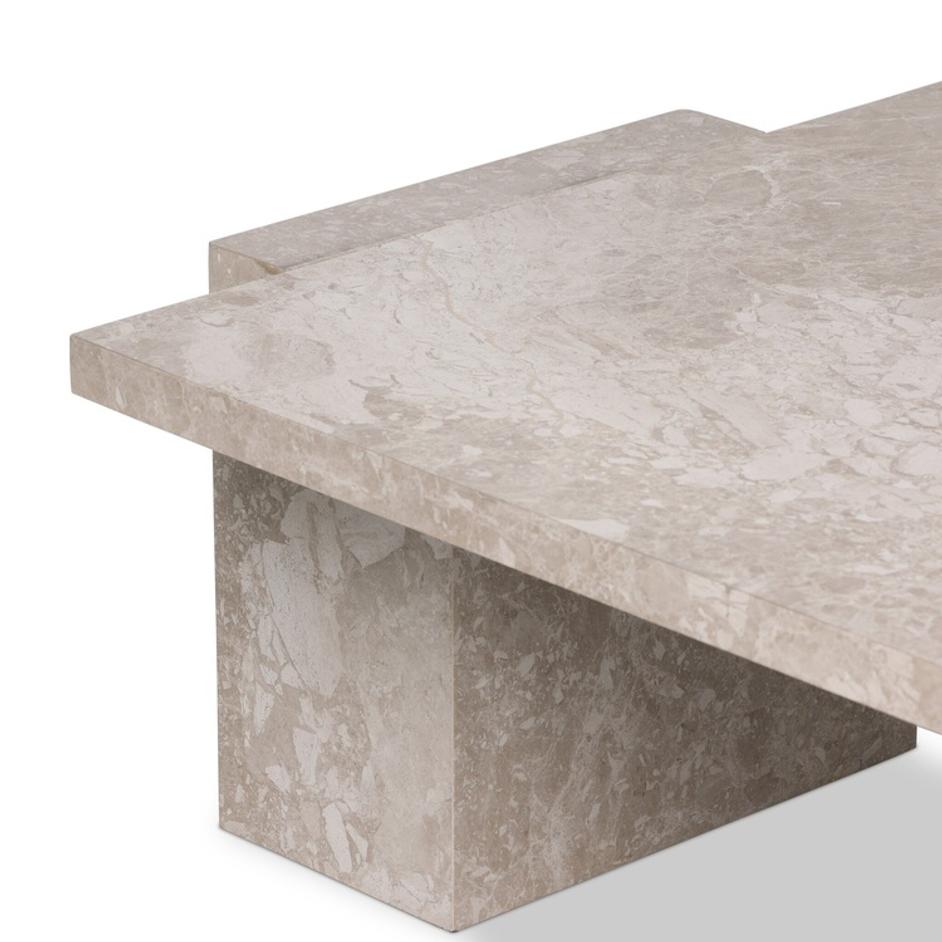 Romano Coffee Table - Lunar Marble by Four Hands