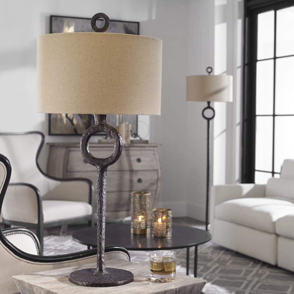 Ferro Cast Iron Table Lamp by Uttermost