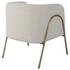 Jacobsen Off White Shearling Accent Chair by Uttermost