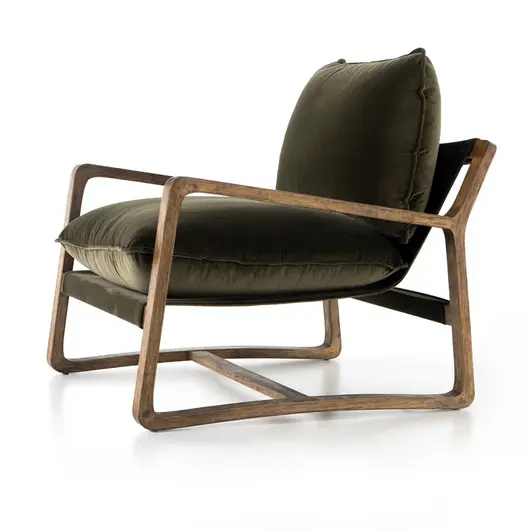 Ace Chair In Surrey Olive by FOUR HANDS