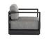 TAVIRA ARMCHAIR - CHARCOAL - LANIKAI SALT AND PEPPER by Sunpan