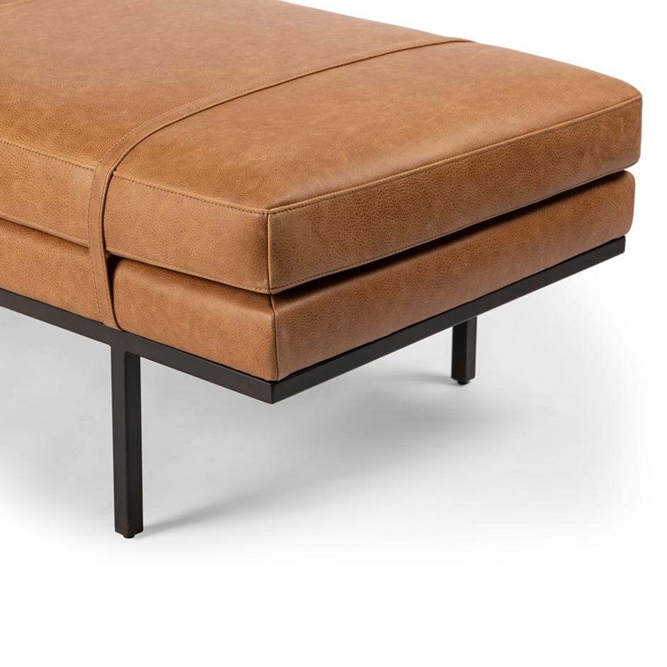 Harris Accent Bench In Palermo Cognac by FOUR HANDS