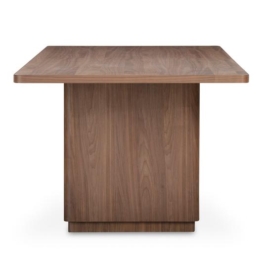 Round Off Small Dining Table Walnut Brown by Moes Home