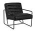 Demeter Chair, Metal and Leather by Noir Furniture