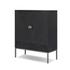 Cressida Bar Cabinet - Black Linen by Four Hands