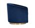 Hazel Swivel Chair - Navy Blue Sky by Sunpan