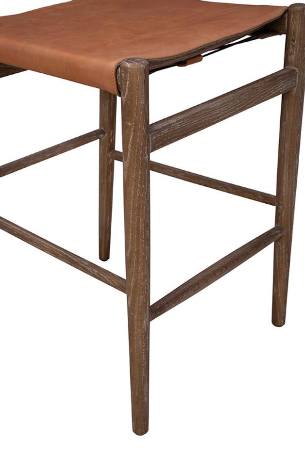 Leather Prescott Counter Stool by Furniture Classics