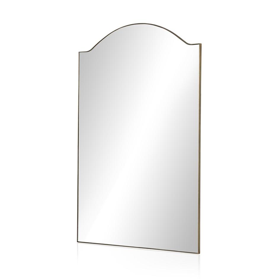 Jacques Floor Mirror In Antique Brass by FOUR HANDS