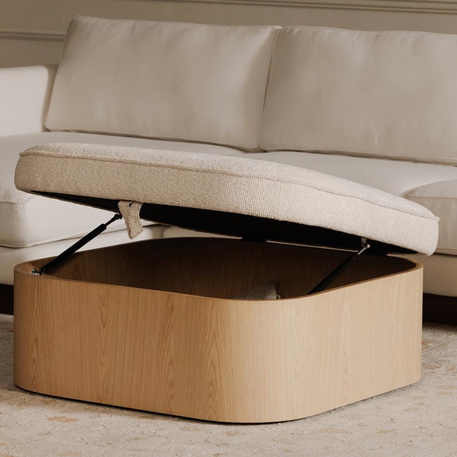 Sonny Ottoman Ash by Moes Home