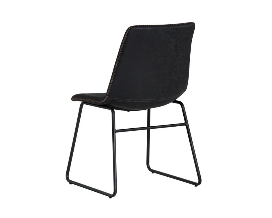Cal Dining Chair - Antique Black by Sunpan
