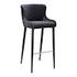 ETTA BARSTOOL DARK GREY by Moes Home