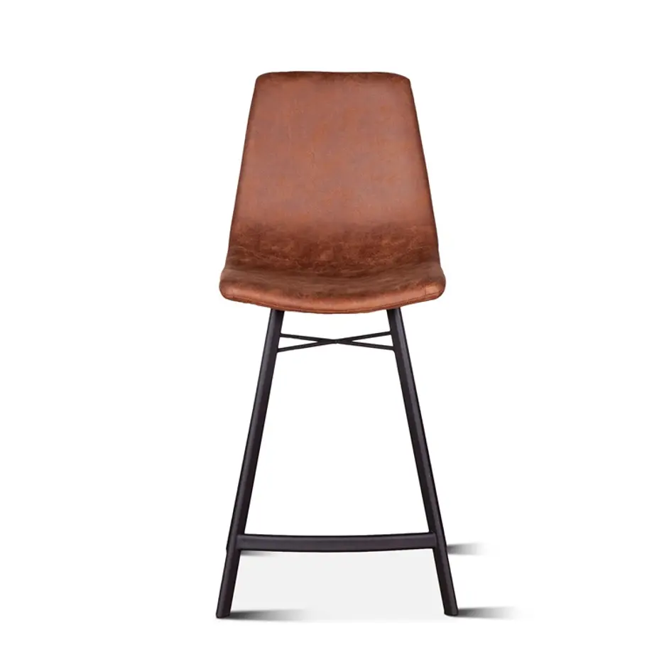 Sam Counter Chair, Trapper Brown by Home Trends & Design