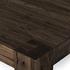 Abaso Coffee Table In Ebony Rustic by FOUR HANDS