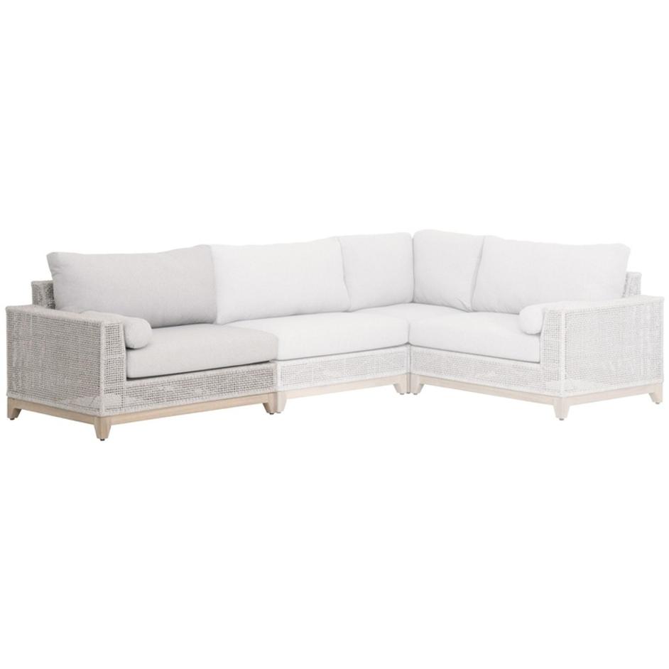 Tropez Outdoor Modular Left Facing 1-Arm Sofa by Essentials For Living