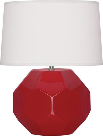 Ruby Red Franklin Table Lamp by Robert Abbey