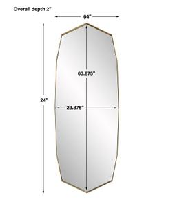 Vault Oversized Angular Mirror by Uttermost