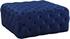 Laurie Ottoman/Bench In Navy Velvet by Meridian Furniture