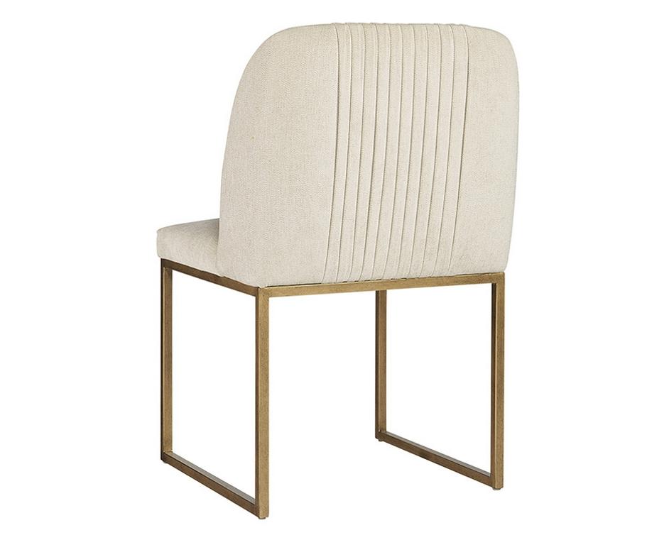 Nevin Dining Chair - Polo Club Muslin by Sunpan