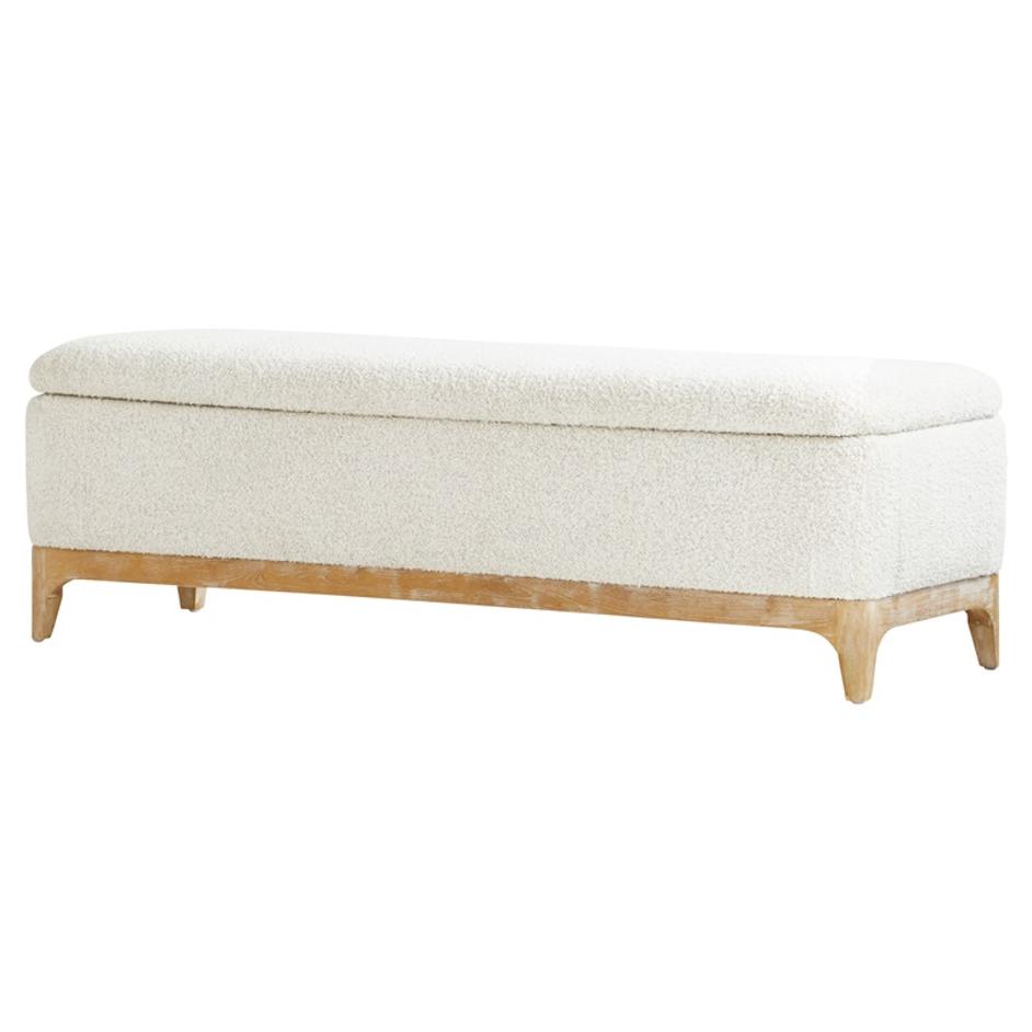 Diascia Bench | White - Cream by Cyan Design