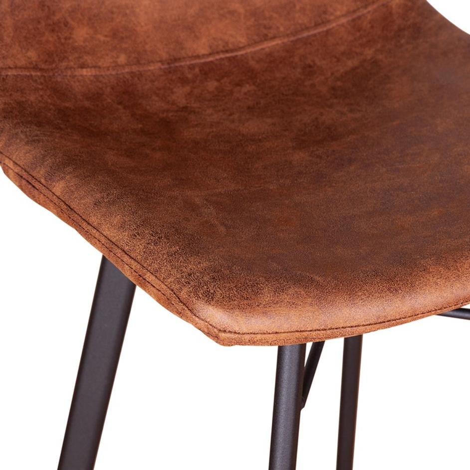 Sam Bar Chair, Trapper Brown by Home Trends & Design