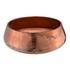 Medium Aluminum Round Bowl Oxydized Copper by BIDK Home