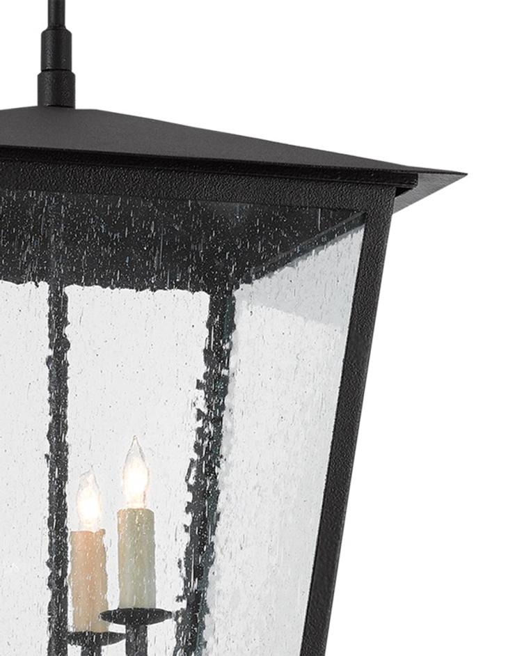 Bening Large Outdoor Lantern In Midnight by Currey & Company