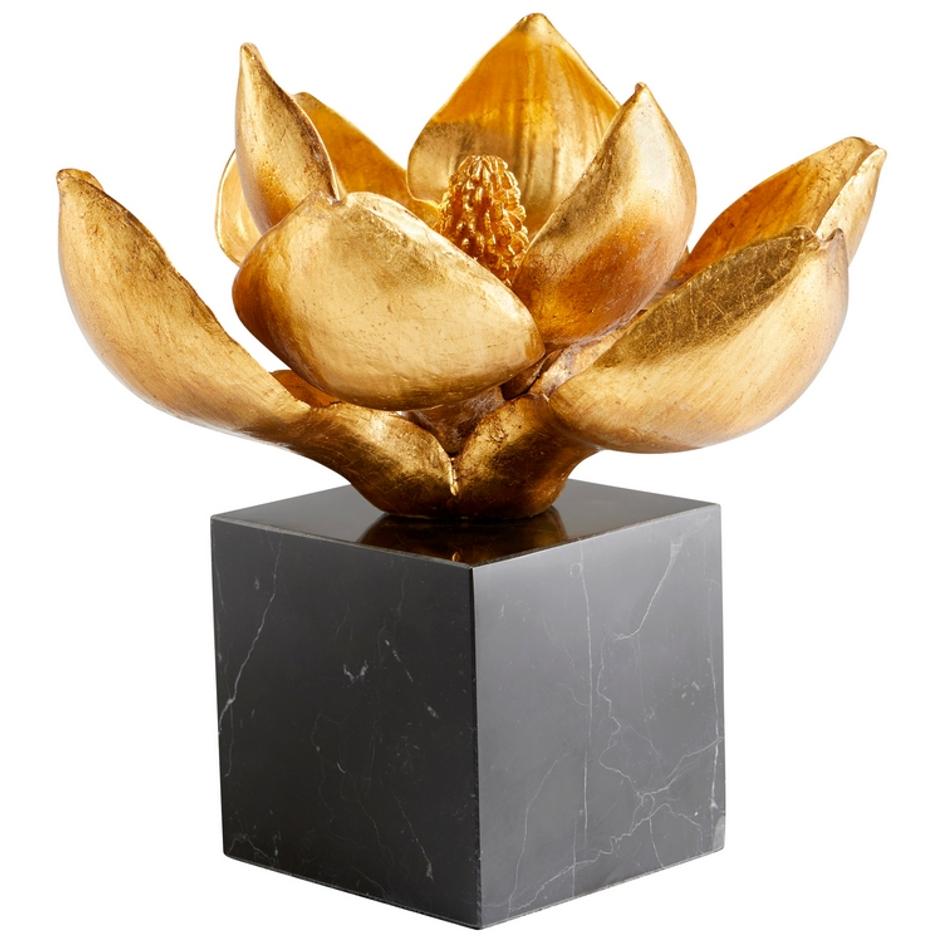 Edelweiss Sculpture In Gold And Black by Cyan Design