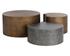 NEO COFFEE TABLES (SET OF 3) - ANTIQUE BRASS by Sunpan