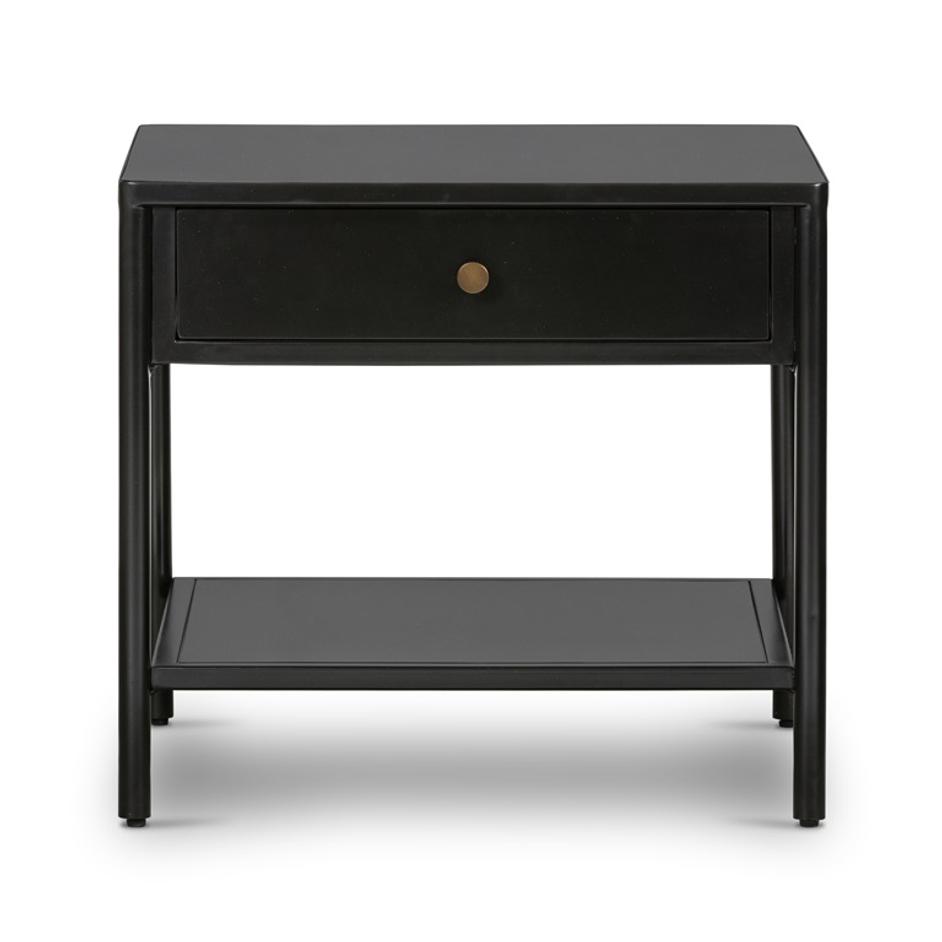 Soto End Table In Black by FOUR HANDS