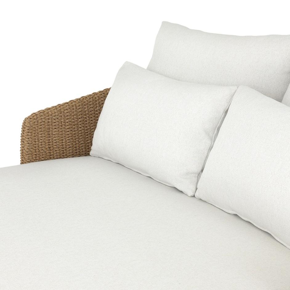 Maven Outdoor Double Chaise - Faux Hyacinth by Four Hands