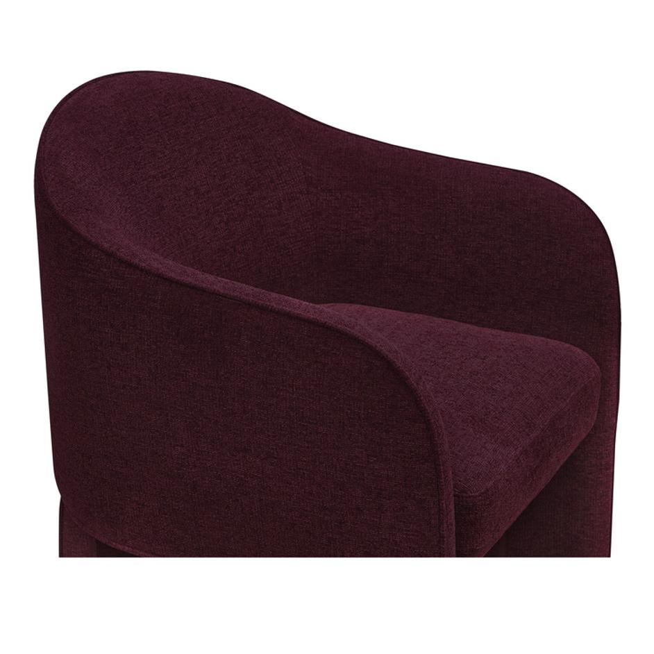 Clara Dining Chair Plum by Moes Home