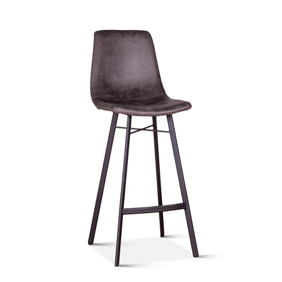 Sam Bar Chair, Charcoal by Home Trends & Design