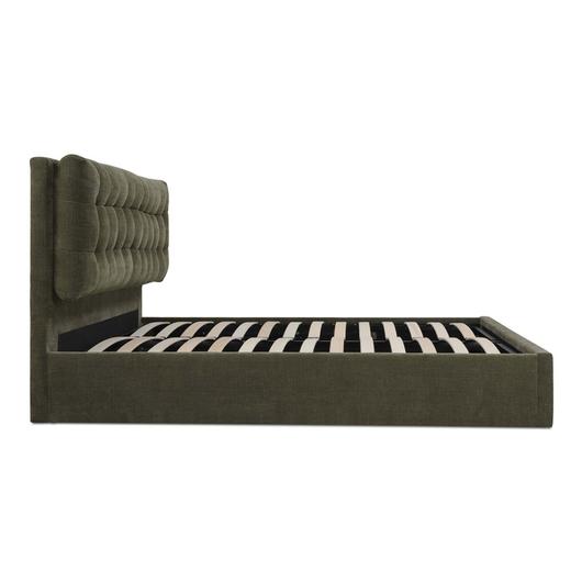 Sebastion Queen Storage Bed Green by Moes Home