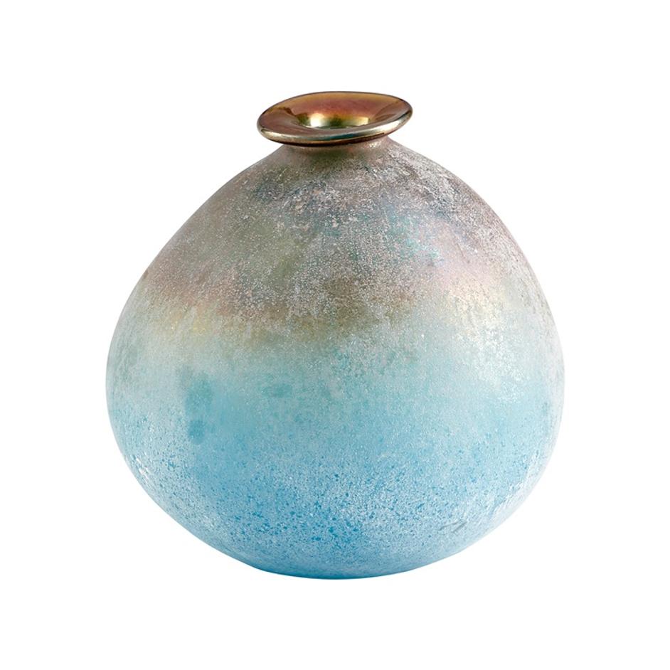 Sea Of Dreams Vase in Turquoise and Scavo by Cyan Design