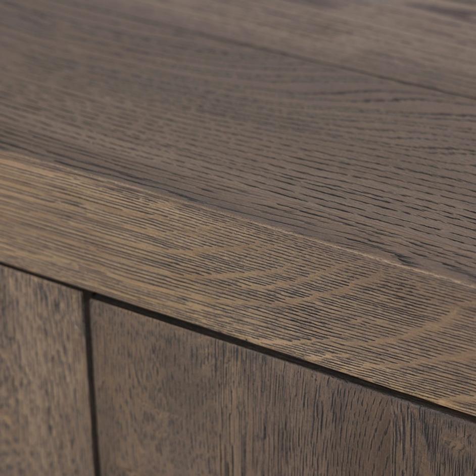 Warby Media Console In Worn Oak by Four Hands