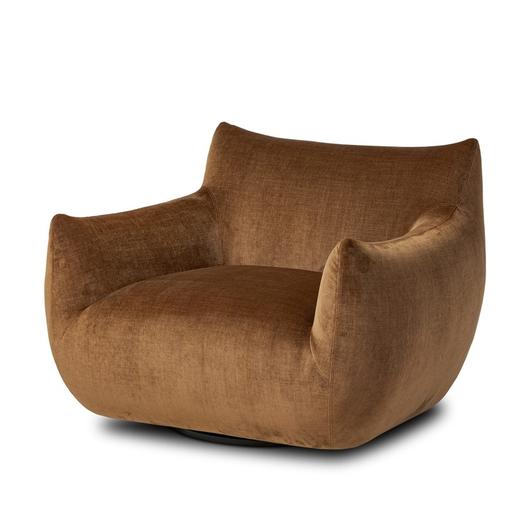 Margot Swivel Chair - Altair Sienna by Four Hands