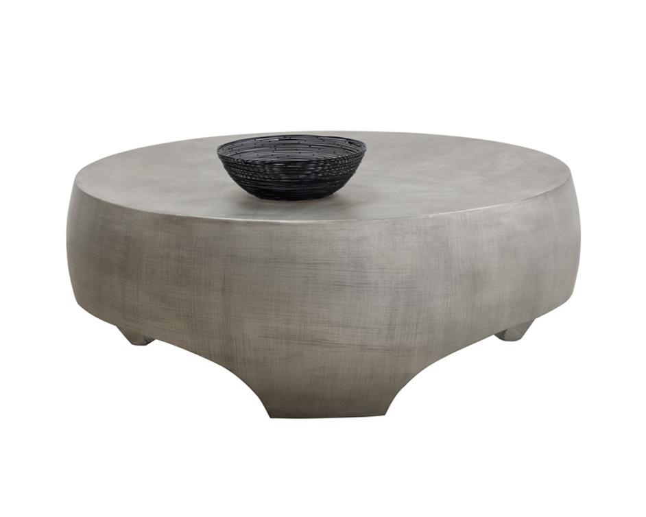 TARSUS COFFEE TABLE - PEWTER by Sunpan
