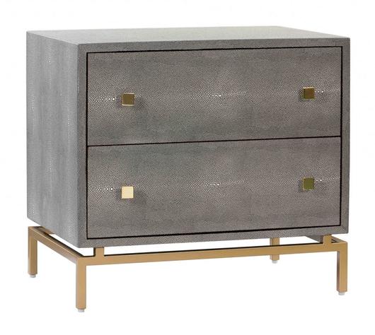 Pesce Shagreen Nightstand by tov furniture