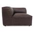 Form Corner Chair Espresso Brown Leather by Moes Home
