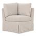 Fable Slipcover Dining Corner Chair Beige by Moes Home