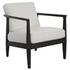Brunei White Accent Chair by Uttermost