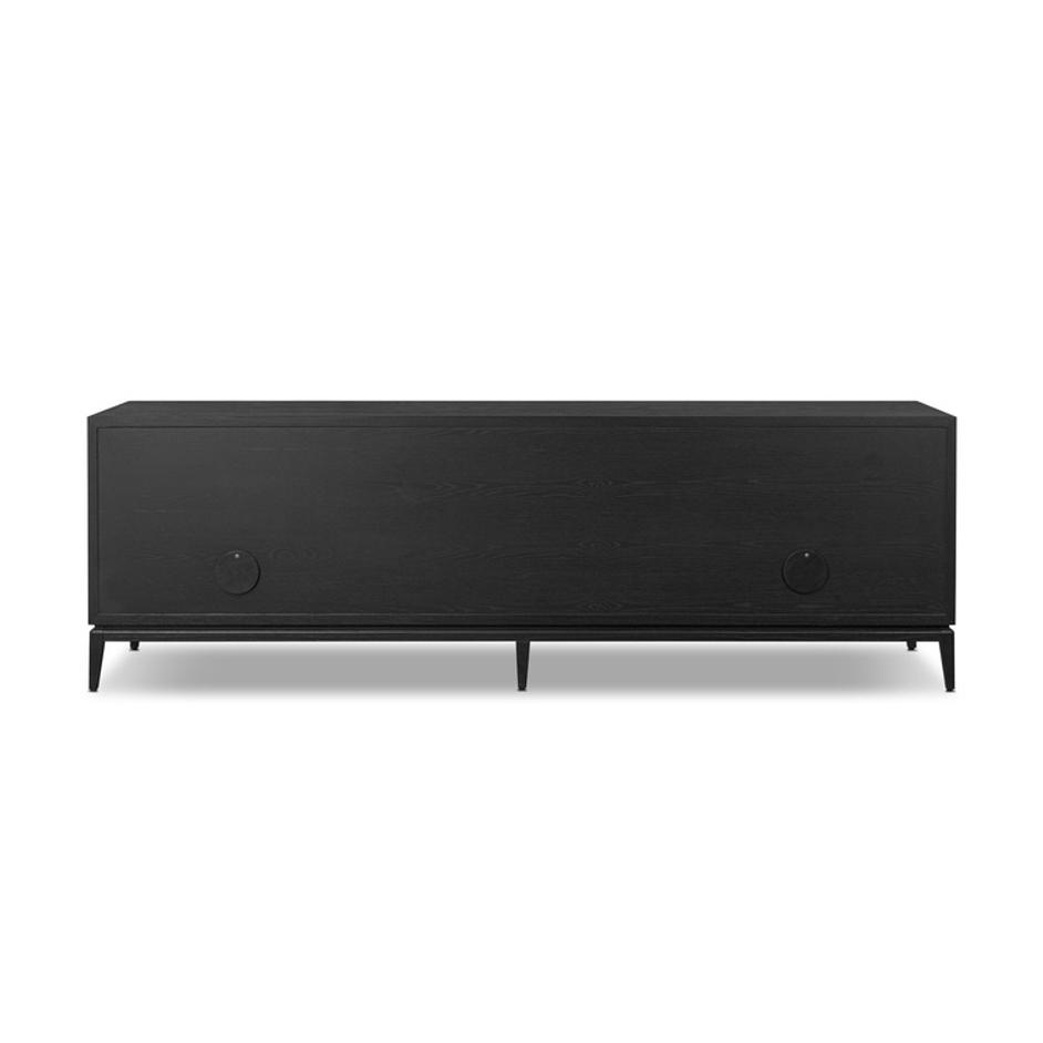 Rosenell Media Console - Black Paper Cord by Four Hands