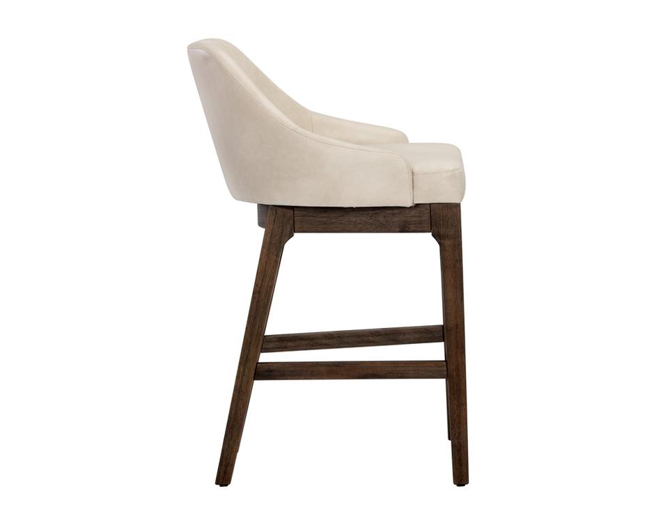 Kace Counter Stool - Bravo Cream by Sunpan