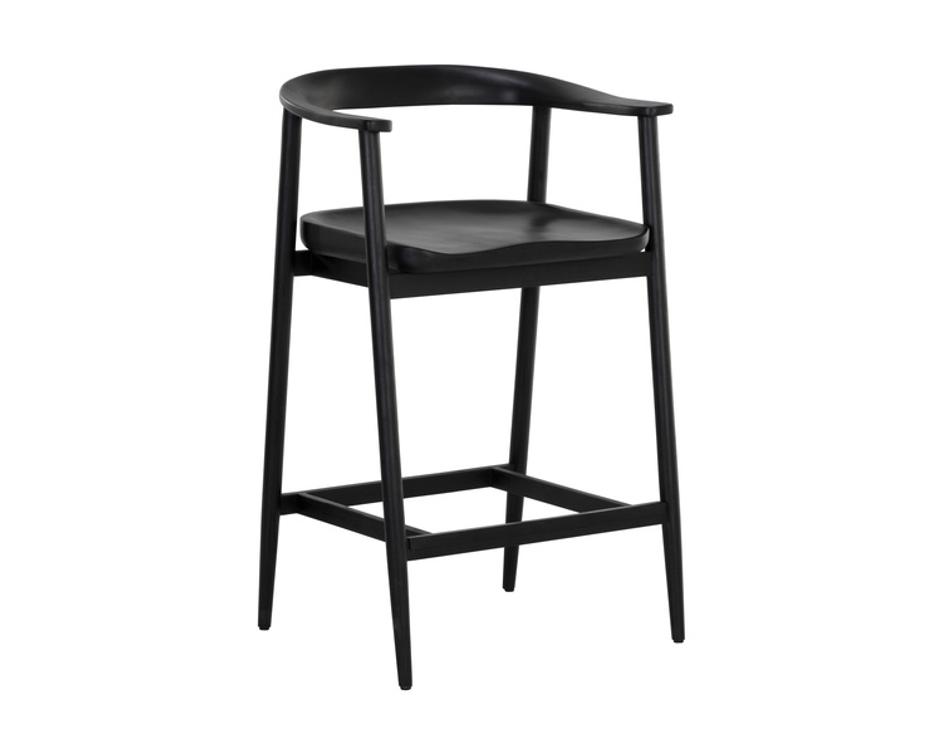 JEREMY COUNTER STOOL - BLACK by Sunpan