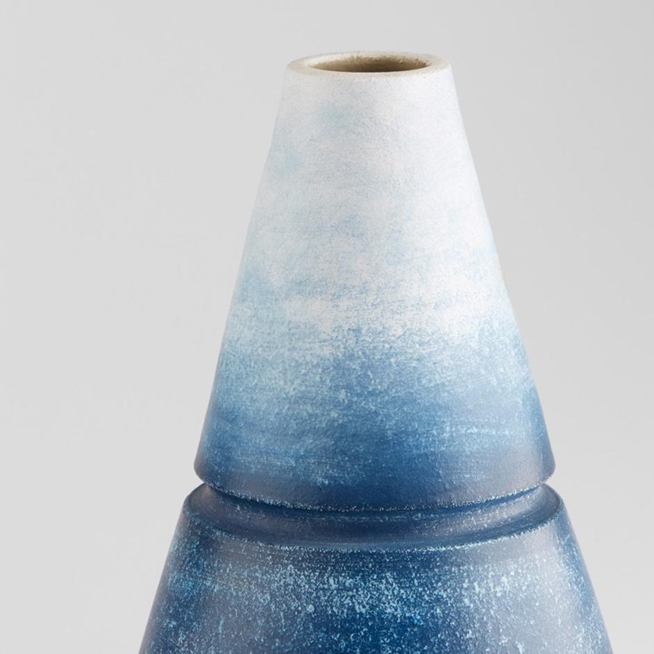 Amarna Vase | Blue -Small by Cyan Design