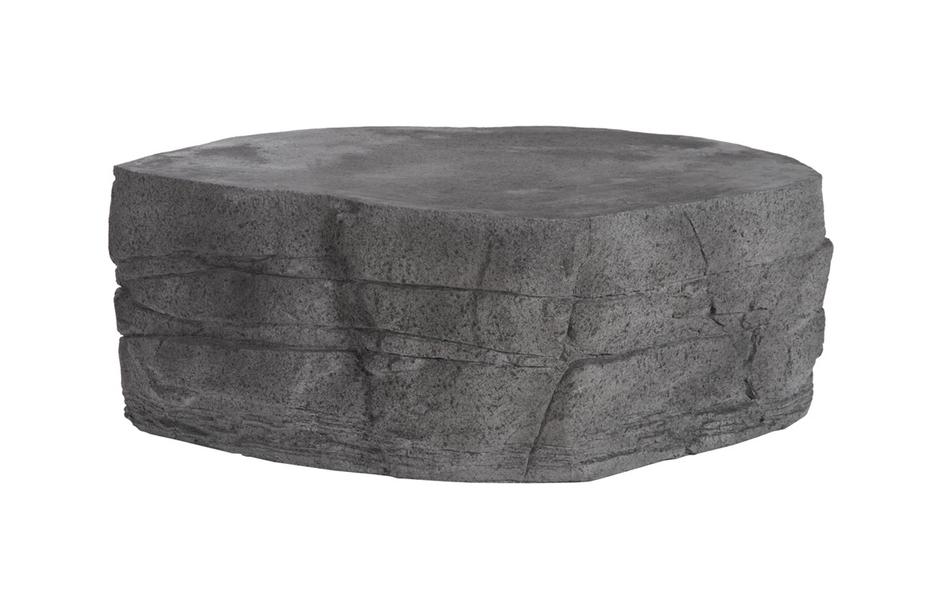 Grand Canyon Cast Coffee Table, Slate Gray by PHILLIPS COLLECTION