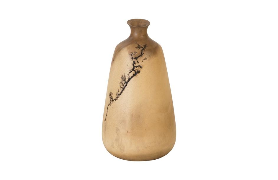 Lightning Vase, Mango Wood, Tall by PHILLIPS COLLECTION